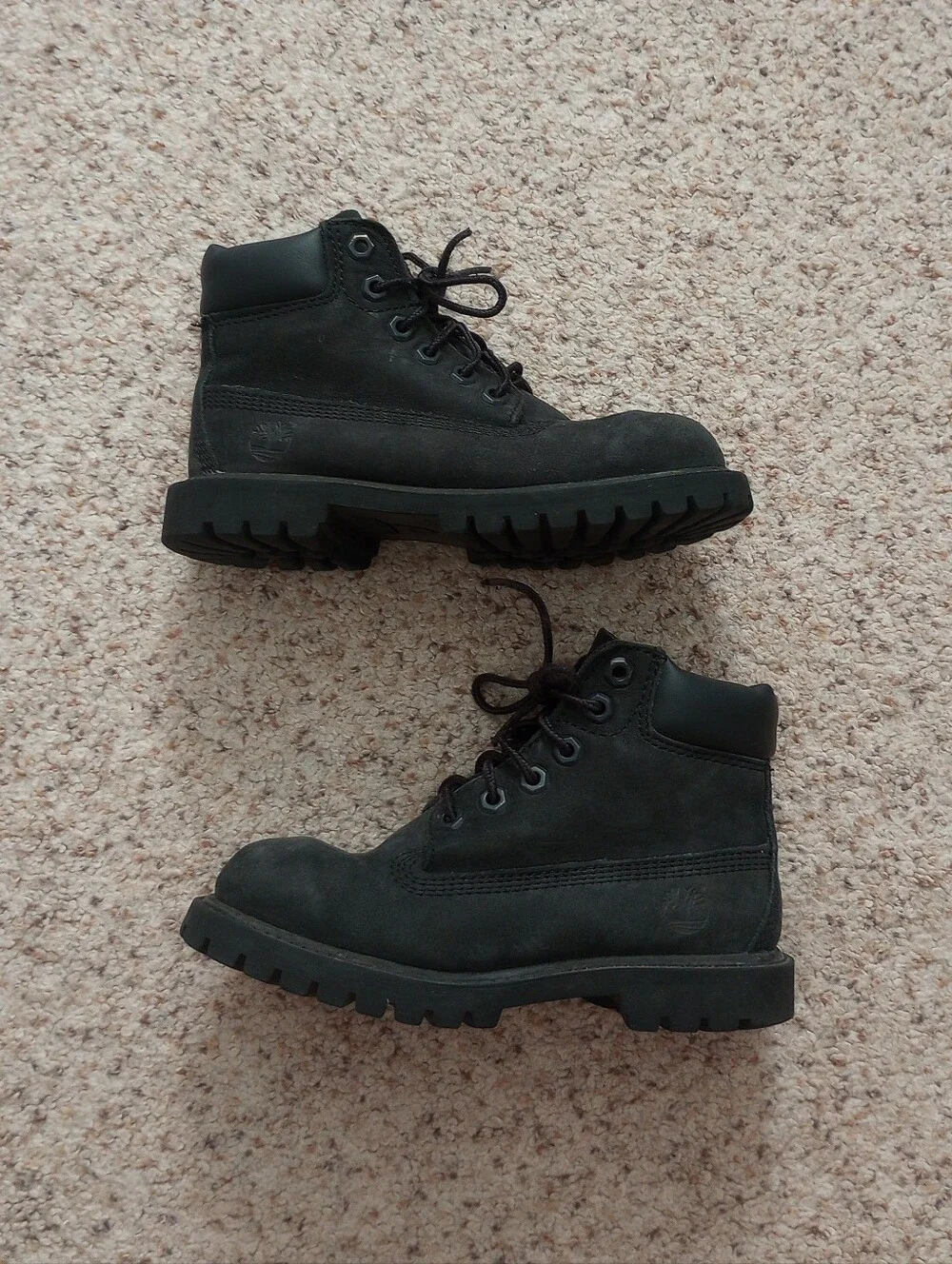 Timberland Black Kids Boots Size 11